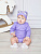 Шапочка "Цветочная феерия" - Размер 44 - Цвет фиолетовый - интернет-магазин Bits-n-Bobs.ru